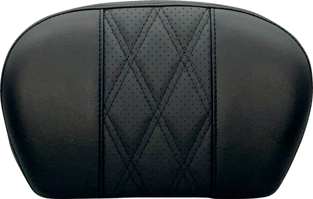 Sissy Bar Pad - Large - GT 2/HR 2 Inlay - Dull Black
