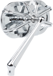 Mirror - Side View - Caged Series/10 Gauge - Chrome - Left
