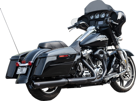 2-into-1 Swindler Exhaust Conversion Kit - 4-1/2" - Black - M8 Touring