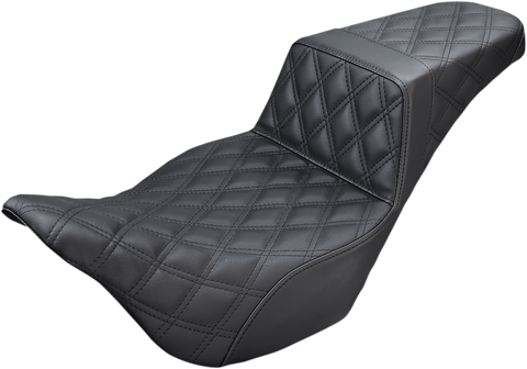 Step-Up Seat - Full Lattice Stitch - Black - FL &