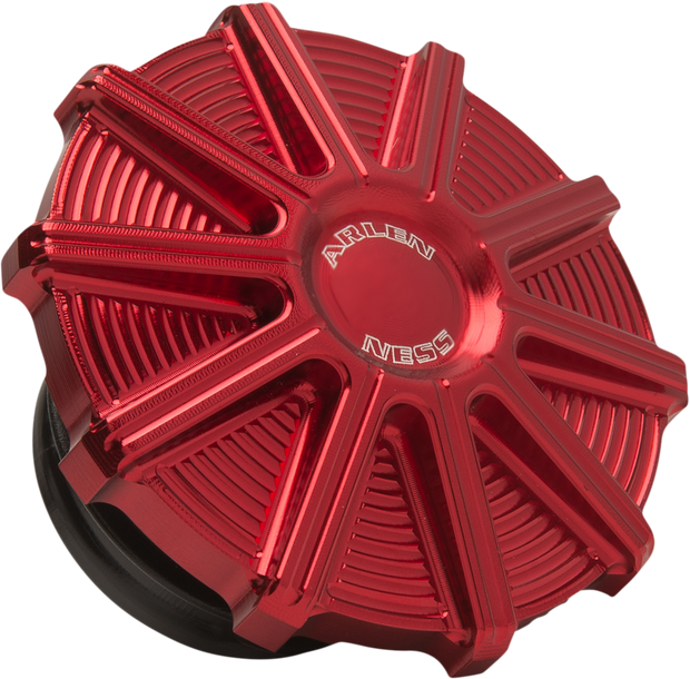 Vented Gas Cap - 10 Gauge - Red