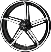 Wheel - Factory 24 - Front/Rear - Black/Contrast Cut - 18x5.5