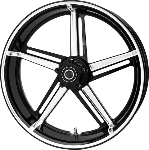 Wheel - Factory 24 - Front/Rear - Black/Contrast Cut - 19x3.25