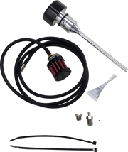 Vented Dipstick - Black - M8 Softail