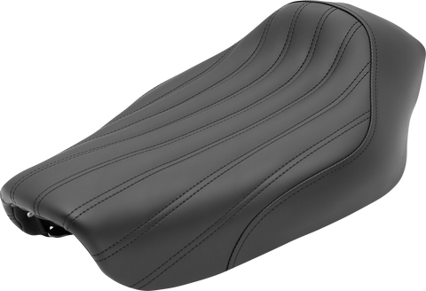 Knuckle Solo Seat - Ribbed - Black - FXD &