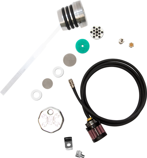 Vented Dipstick - Polished - Dyna