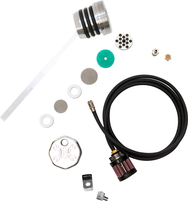 Vented Dipstick - Polished - Dyna