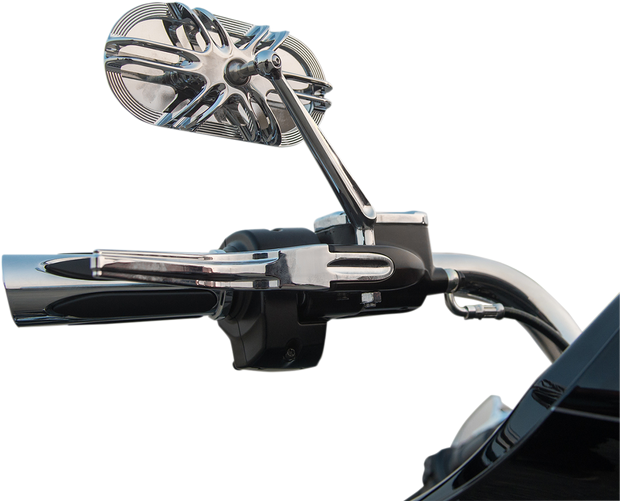Mirror - Side View - Caged Series/10 Gauge - Chrome - Right