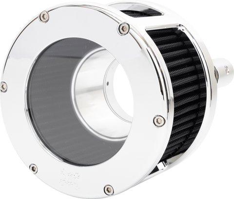 BA Race Series Air Cleaner Kit - Chrome - Black Filter
