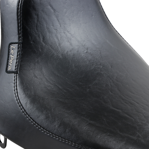 Silhouette Solo Seat - Smooth - Black - Softail &