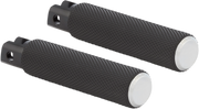 Passenger Knurled Footpegs - Chrome - FX/FL '18-'25