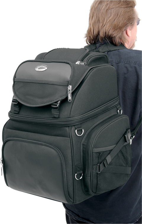 Backseat/Sissy Bar Bag - Black