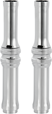 Pushrod Tube Cover Kit - 10 Gauge® - Chrome - Twin Cam