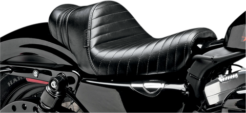 Stubs Spoiler Seat - Pleated - Black w/ Black Stripes - XL &