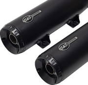 Grand National Slip-On Mufflers - Black - Race Only