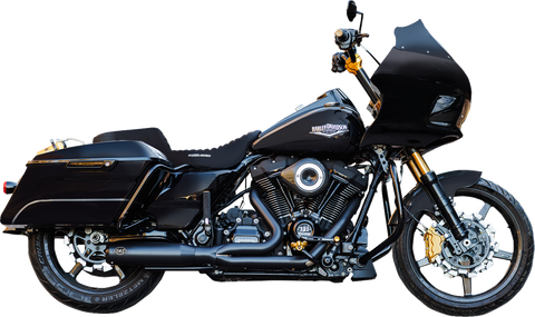 2-into-1 Qualifier Exhaust System - Race Only - Guardian Black