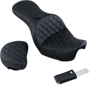 Explorer Seat - With Backrest - Lattice Stitched - Black - FXD