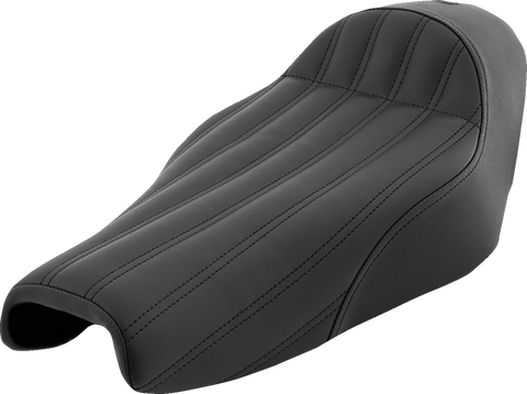 Knuckle Solo Seat - Ribbed - Black