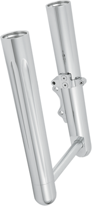 Fork Legs - Chrome - Deep Cut - Dual Disc