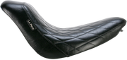 Bare Bones Solo Seat - Diamond Stitch - Black - Softail '06-'17