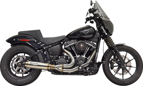2-into-1 Super Bike Exhaust System with 4" Muffler