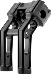 Method Kickback Handlebar Riser - Softail Gauge Cut-Out - 7" - Black