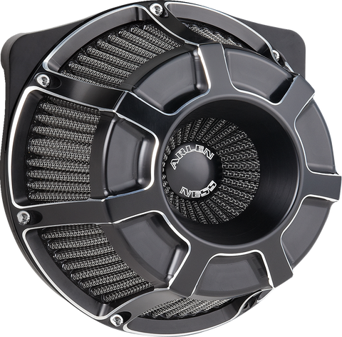 Inverted Series Air Cleaner Kit - Beveled - Black