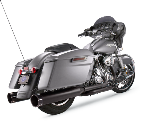 4-1/2" MK45 Performance Mufflers - Black Tracer