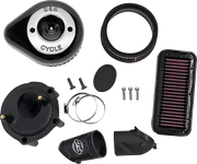 Stealth Air Cleaner Kit with Cover - Black - Indian