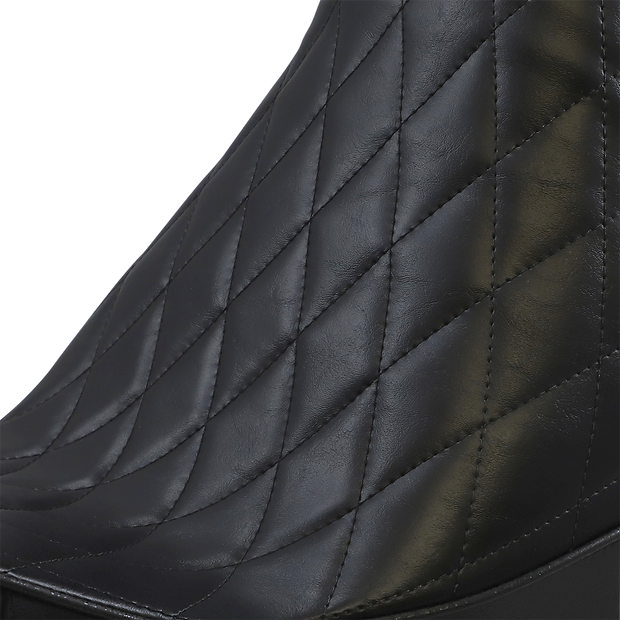 Cherokee Seat - Diamond - Black - Softail &