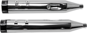 4-1/2" MK45 Performance Mufflers - Chrome with Black Tracer