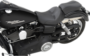 Dominator Solo Seat - w/o Backrest - Black w/ Gray Stitching - FL/FX '06-'17