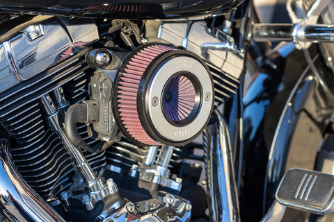 Air Stinger Stealth Air Cleaner Kit - Chrome Ring