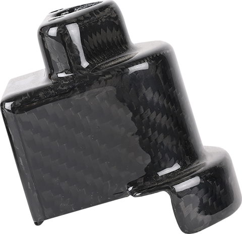Cover Steering Lock - Gloss Weave Carbon Fiber