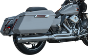 2-into-1 GNX Exhaust System - Race Only - Chrome - Touring