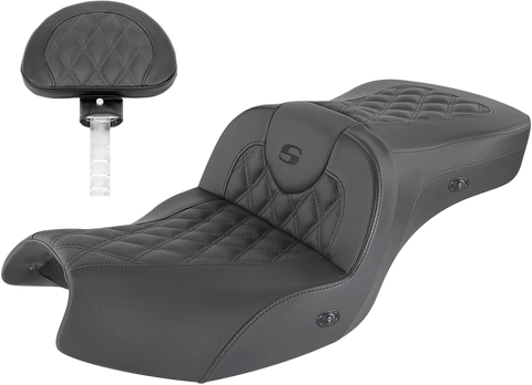 Heated Roadsofa™ Seat - Lattice Stitch - w/ Backrest - GL