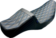 Tailwhip Daddy Long Legs Seat - Double Diamond w/ Blue Thread - FLH/FLT '08-'24