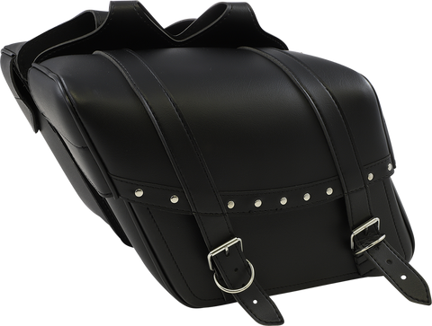 Highwayman Rivet Slant-Style Saddlebags - Medium