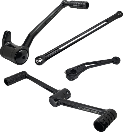 Deep Cut Foot Control Kit w/ Heel/Toe Shifter - Black