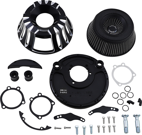 Inverted Series Air Cleaner Kit - Black