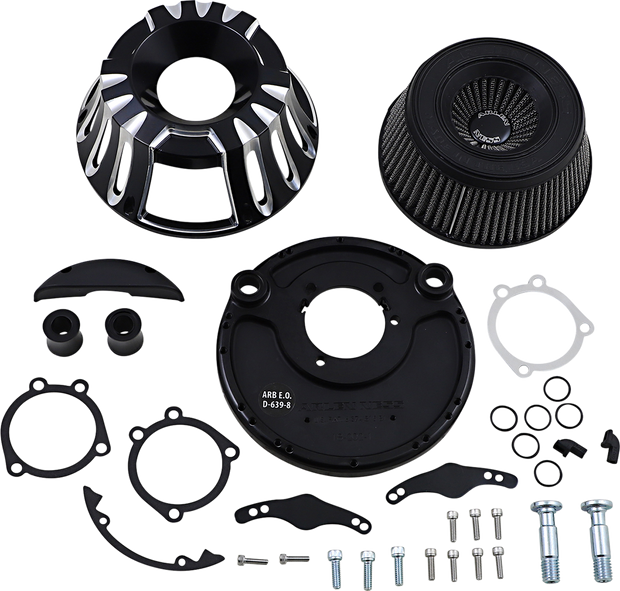 Inverted Series Air Cleaner Kit - Black