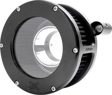 BA Air Cleaner Kit - Black/Clear with Black Filter - &