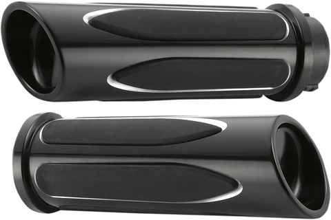 Deep Cut Comfort Series Grips - Cable - Black