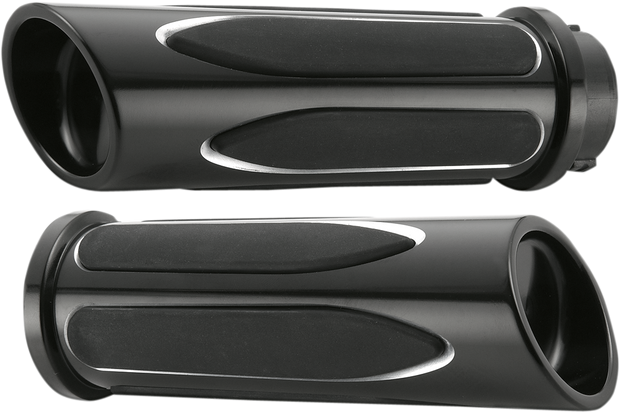 Deep Cut Comfort Series Grips - Cable - Black