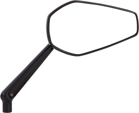 Mirror - Mini/Stocker - Side View - Hexagon - Black - Left