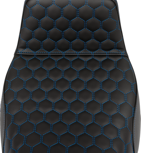 Step-Up Seat - Honeycomb - Extended Reach - Blue Stitching - FL &