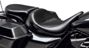 Bare Bones Pillion Pad - Deluxe - Smooth - Black - FL '08-'23