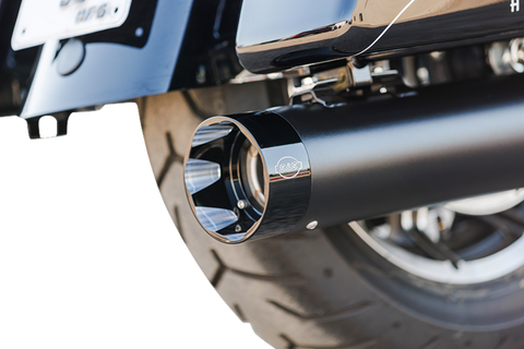 2-into-1 Sidewinder Exhaust System - 50-State - Black - M8 Touring