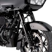 Fork Legs - 49 mm - Black Anodized - For Factory Brake Caliper