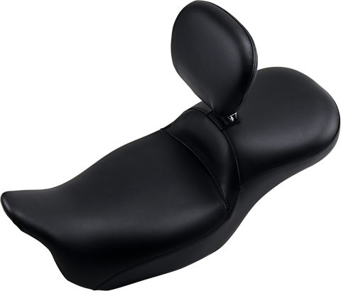 Maverick Daddy Long Legs Seat - With Backrest - Black - Smooth - FL &